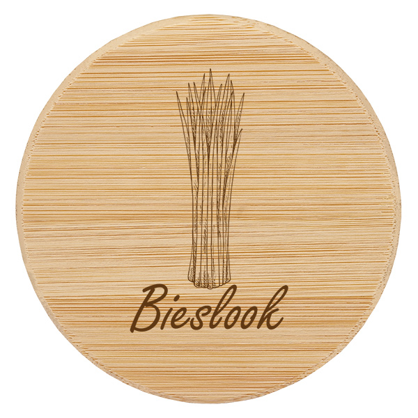 Houten deksel "Bieslook" voor WECK RR60