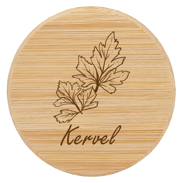 Houten deksel "Kervel" voor WECK RR60