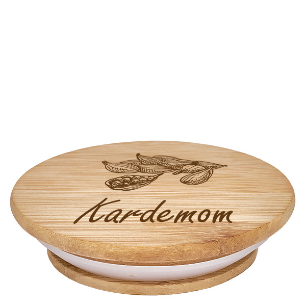 Houten deksel "Kardemom" voor WECK RR60