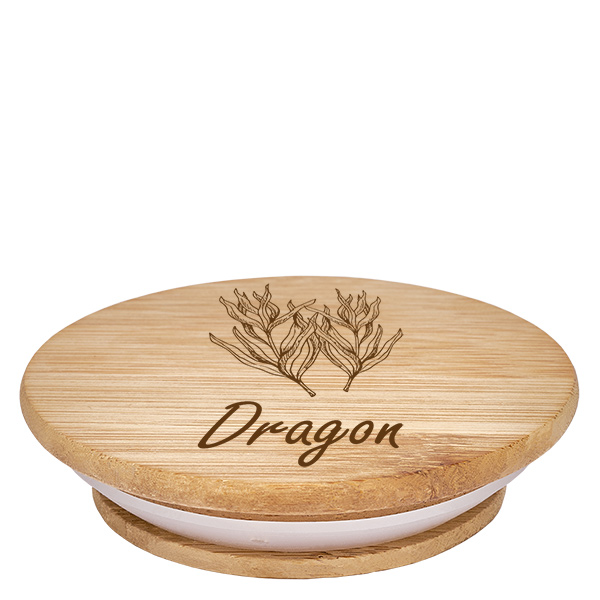 Houten deksel "Dragon" voor WECK RR60