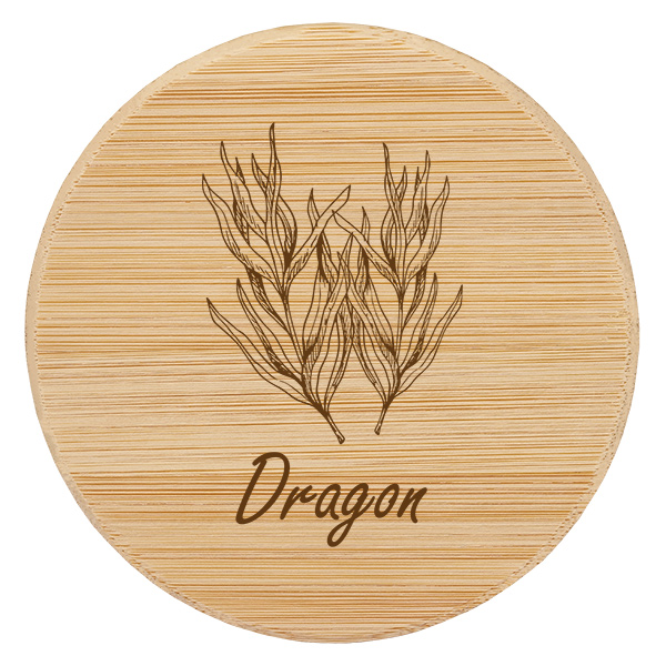 Houten deksel "Dragon" voor WECK RR60