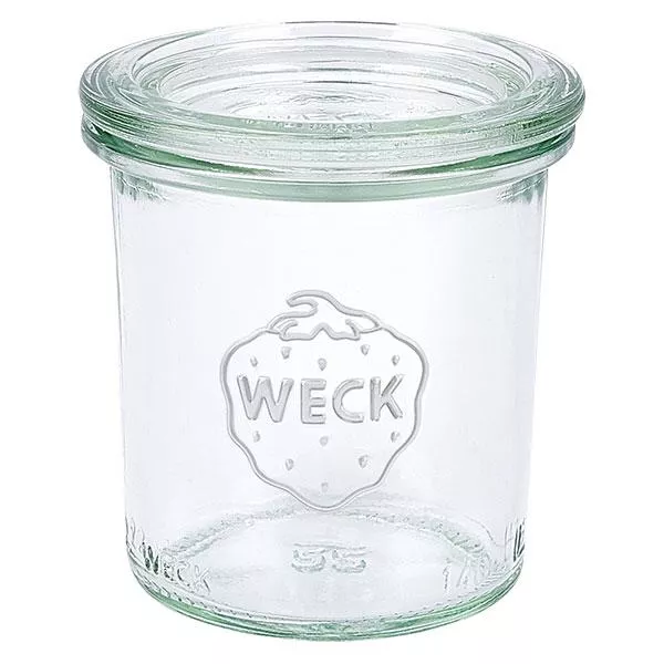 140ml stortglas met glazen deksel WECK RR60