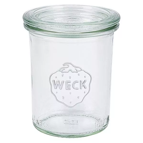 160ml stortglas met glazen deksel WECK RR60