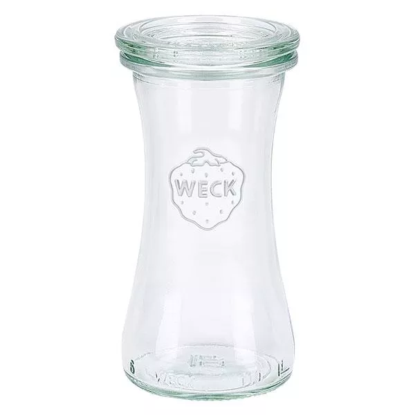 100ml delicatessenglas met glazen deksel WECK RR40