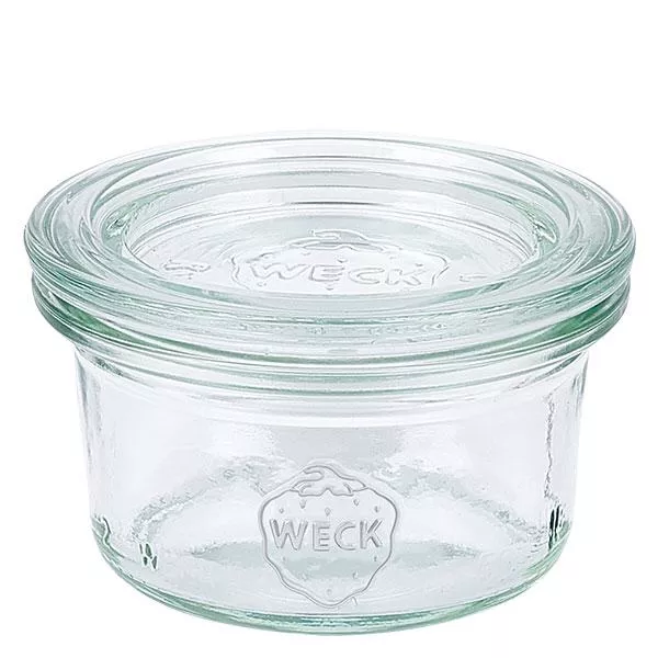 50ml stortglas met glazen deksel WECK RR60