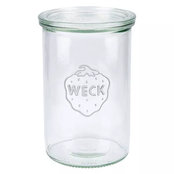 1000ml stortglas met glazen deksel WECK RR100