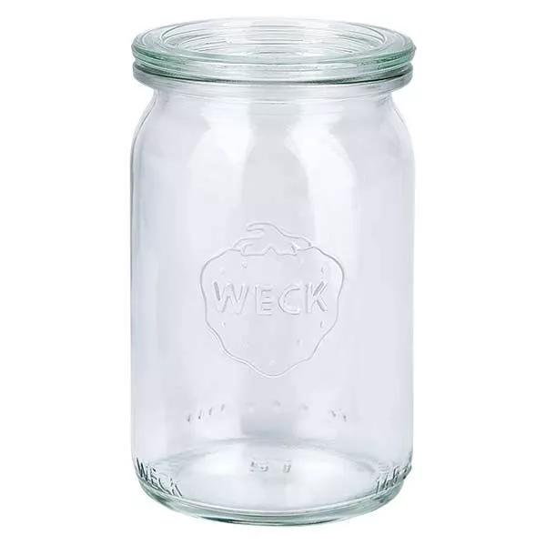 145ml cilinderglas met glazen deksel WECK RR40