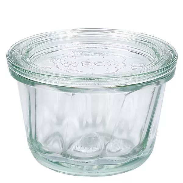 165ml bundtcakeglas met glazen deksel WECK RR80