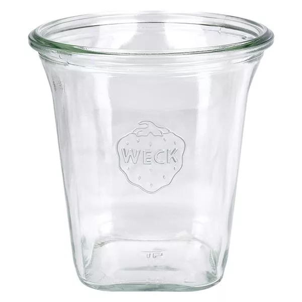 545ml vierkantglas WECK RR100