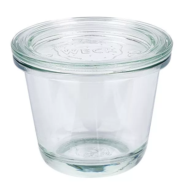 80ml gourmetglas met glazen deksel WECK RR60