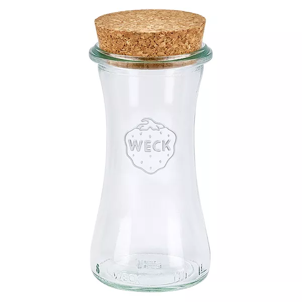 100ml delicatessenglas WECK RR40 met kurk