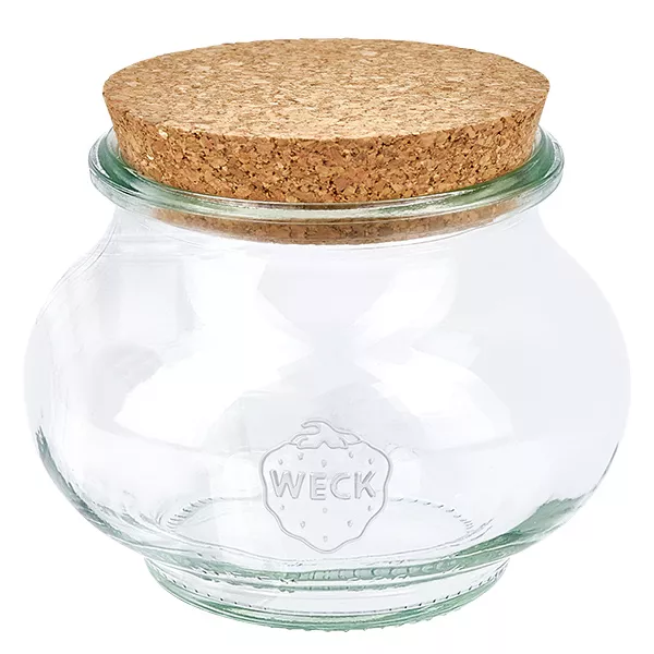 220ml juwelenglas WECK RR60 met kurk