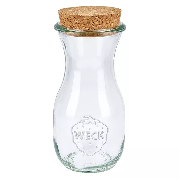 290ml sapflessen WECK RR60 met kurk