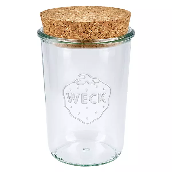 850ml stortglas WECK RR100 met kurk