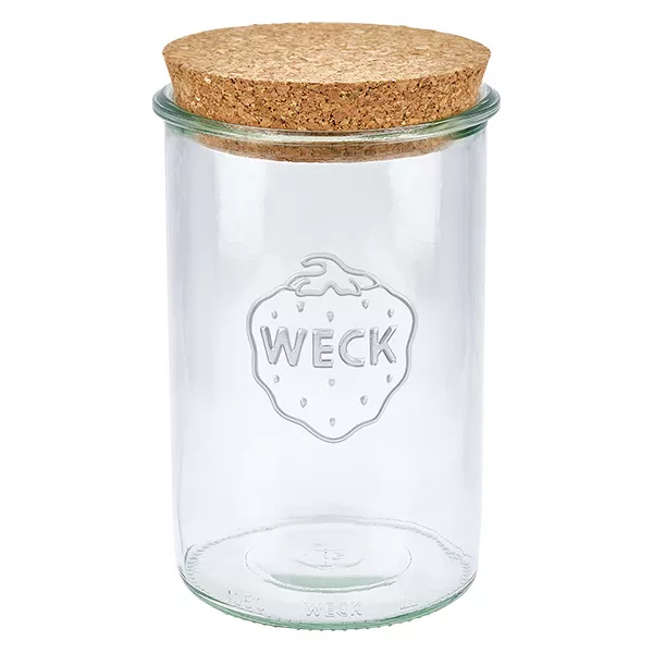 1000ml stortglas WECK RR100 met kurk