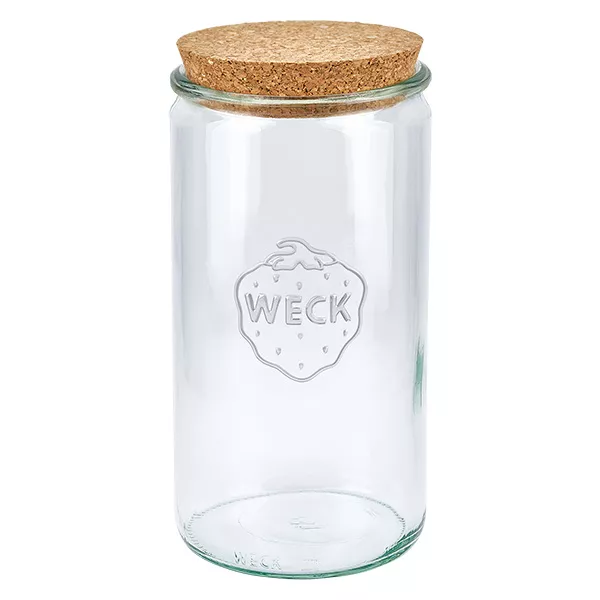 1590ml cilinderglas WECK RR100 met kurk