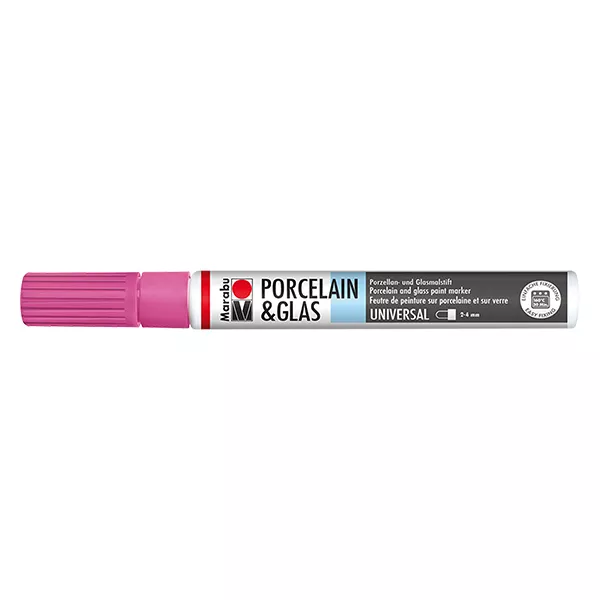 Krijt roze  1-2mm voor glas/porselein (033)