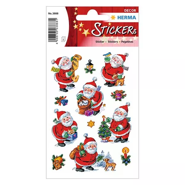 Sticker "Kerstman 2" (36 stickers)