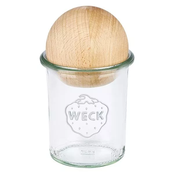 160ml stortglas WECK RR60 met houten bal