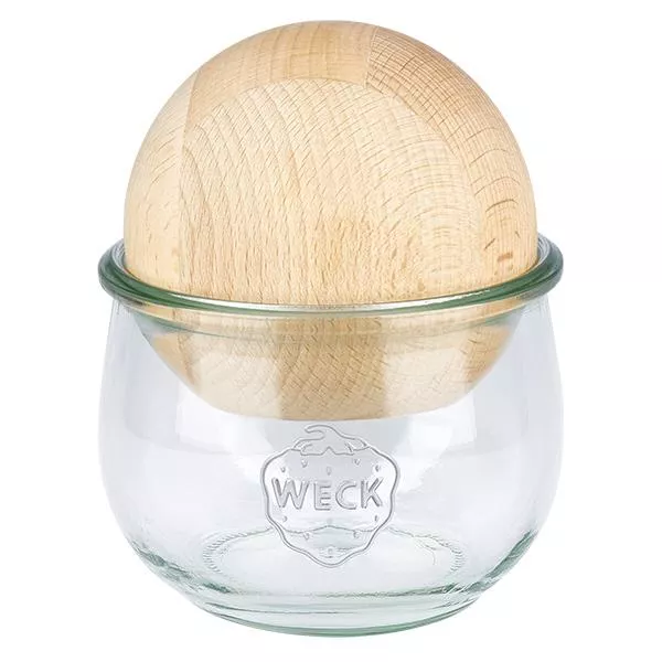 580ml tulpenglas WECK RR100 met houten bal