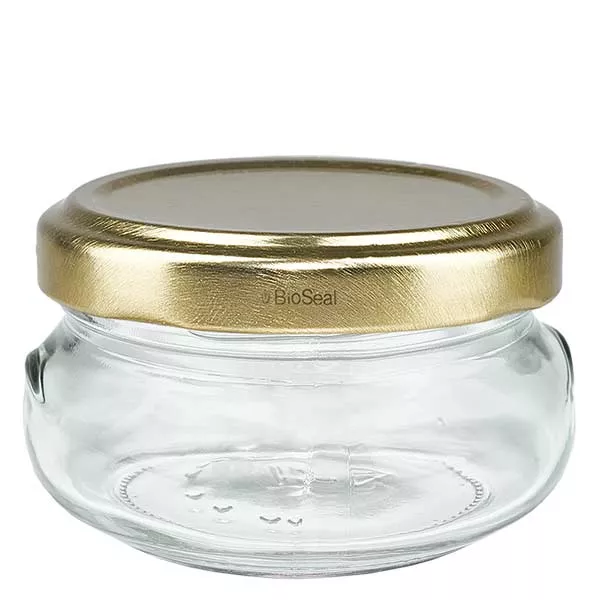 120ml terrine met BioSeal deksel goud UNiTWIST